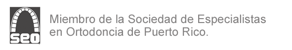 Miembro de la Sociedad de Especialistas en Ortodoncia de Puerto Rico.